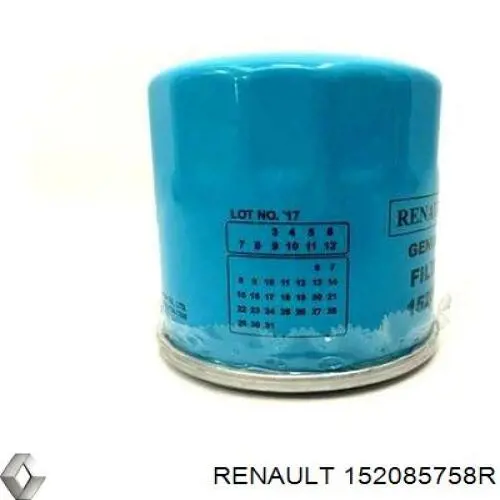 Filtr oleju 152085758R Renault (RVI)