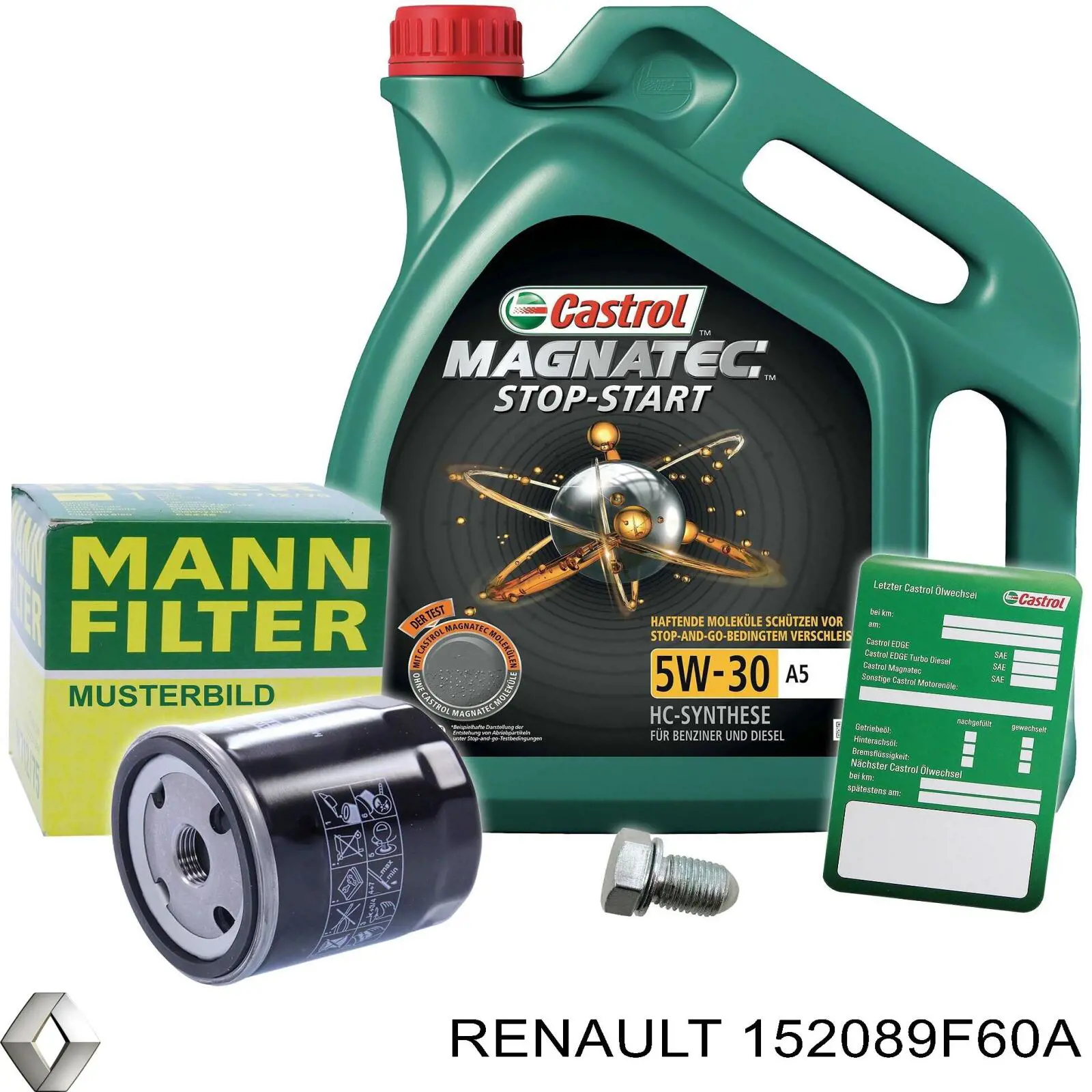 152089F60A Renault (RVI) Filtr oleju