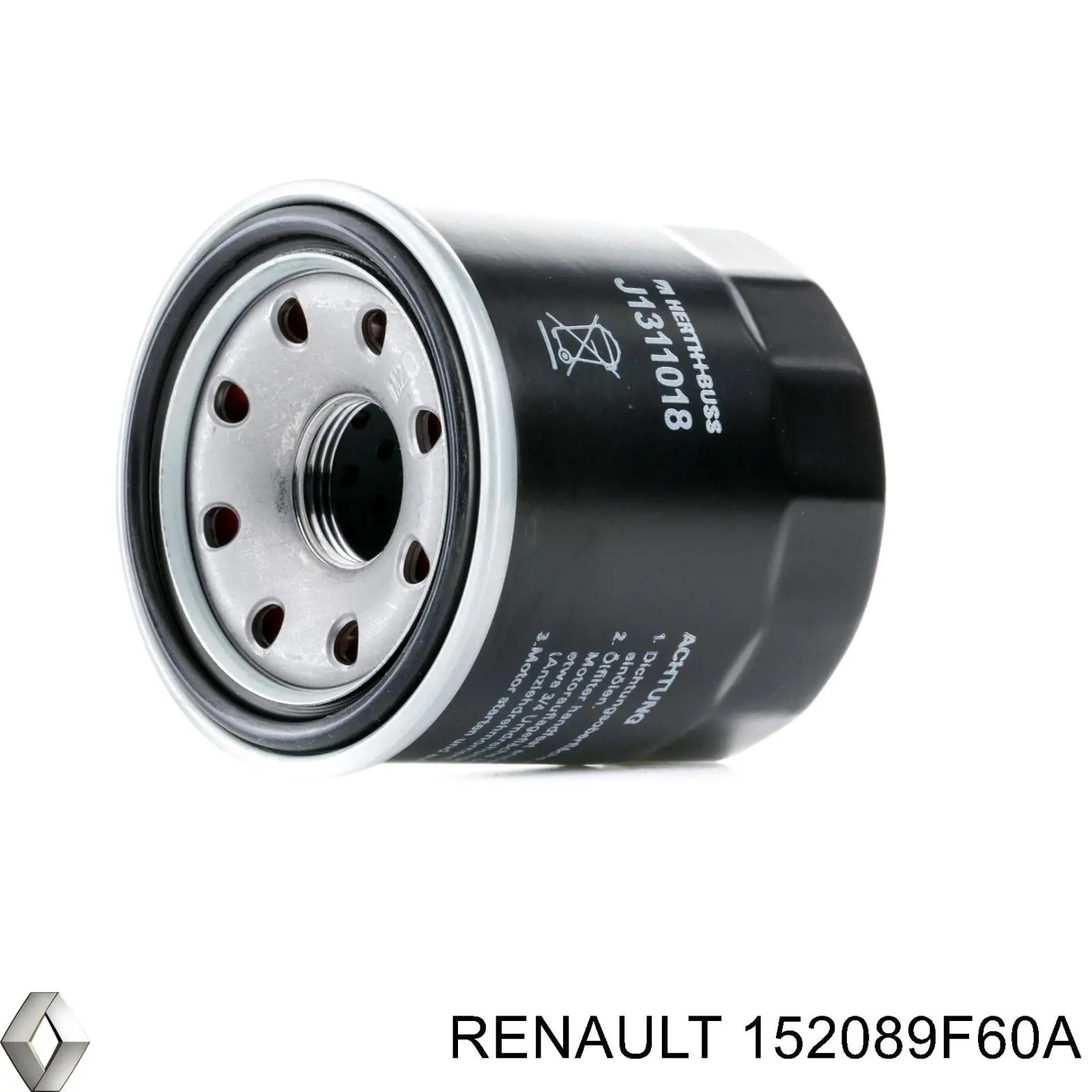 Do koszyka 152089F60A Renault (RVI) Filtr oleju