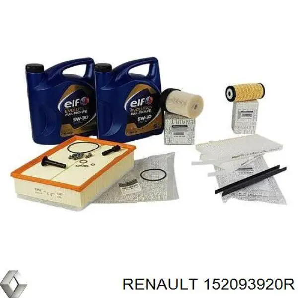 Do koszyka 152093920R Renault (RVI) Filtr oleju