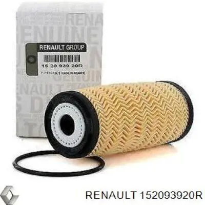 Do koszyka 152093920R Renault (RVI) Filtr oleju