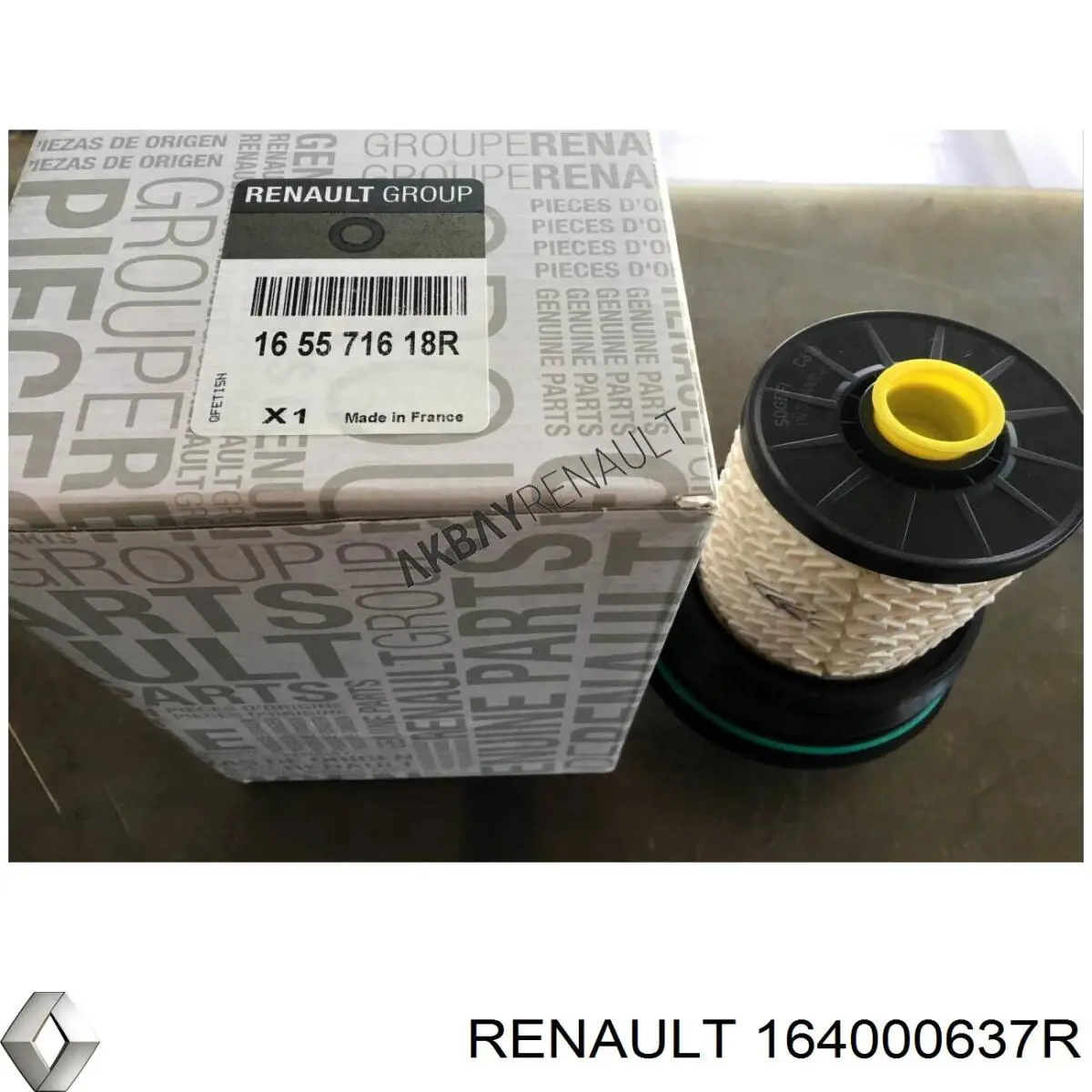 164000637R Renault (RVI) Filtr paliwa