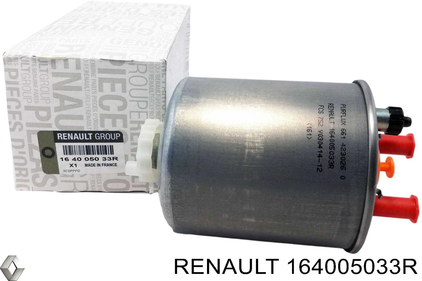 Filtr paliwa Renault (RVI) 164005033R cena, od 18,66 USD