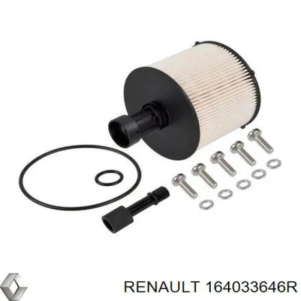 Filtr paliwa Renault (RVI) 164033646R cena, od 20,90 USD