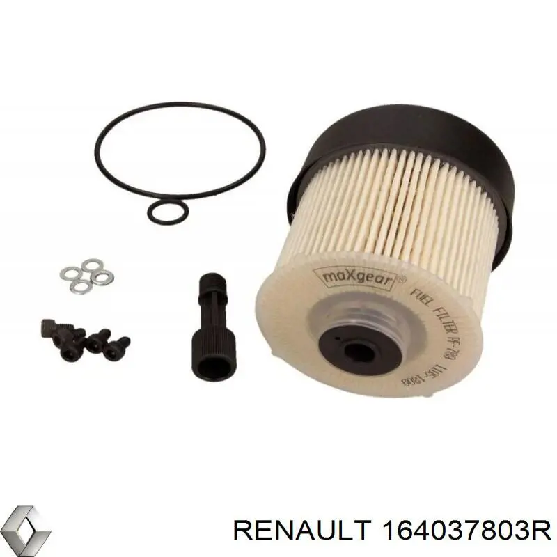Filtr paliwa 164037803R Renault (RVI)