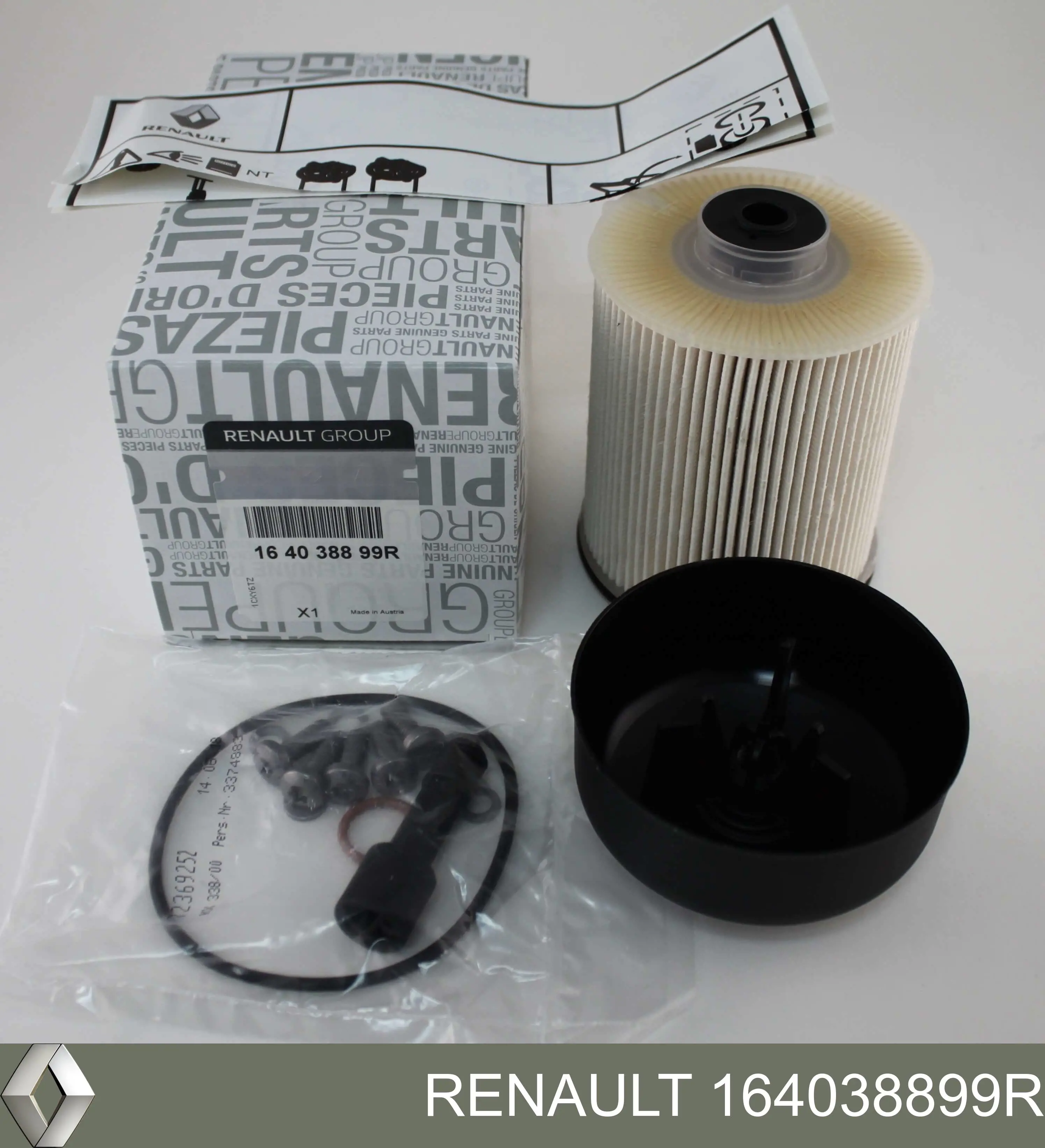 164038899R Renault (RVI) filtr paliwa