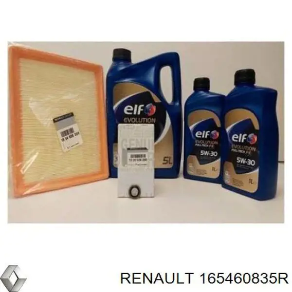 Do koszyka 165460835R Renault (RVI) Filtr powietrza