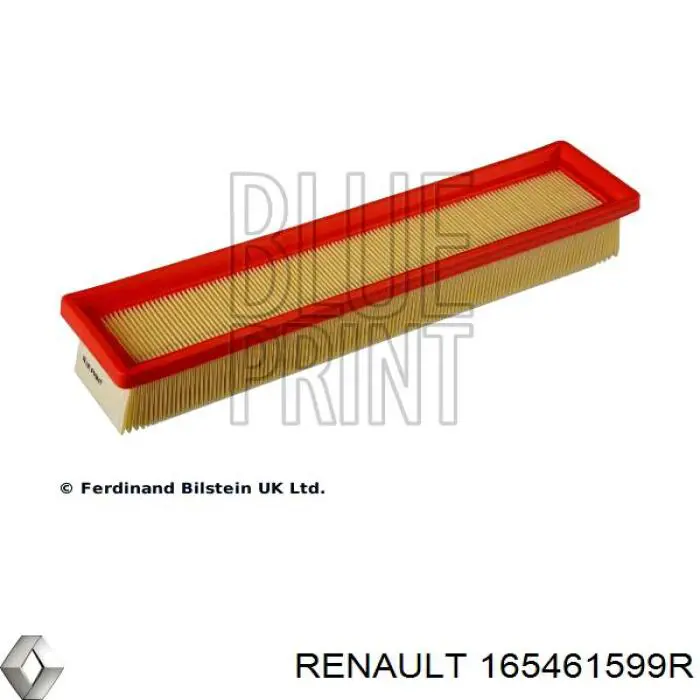 Do koszyka 165461599R Renault (RVI) Filtr powietrza