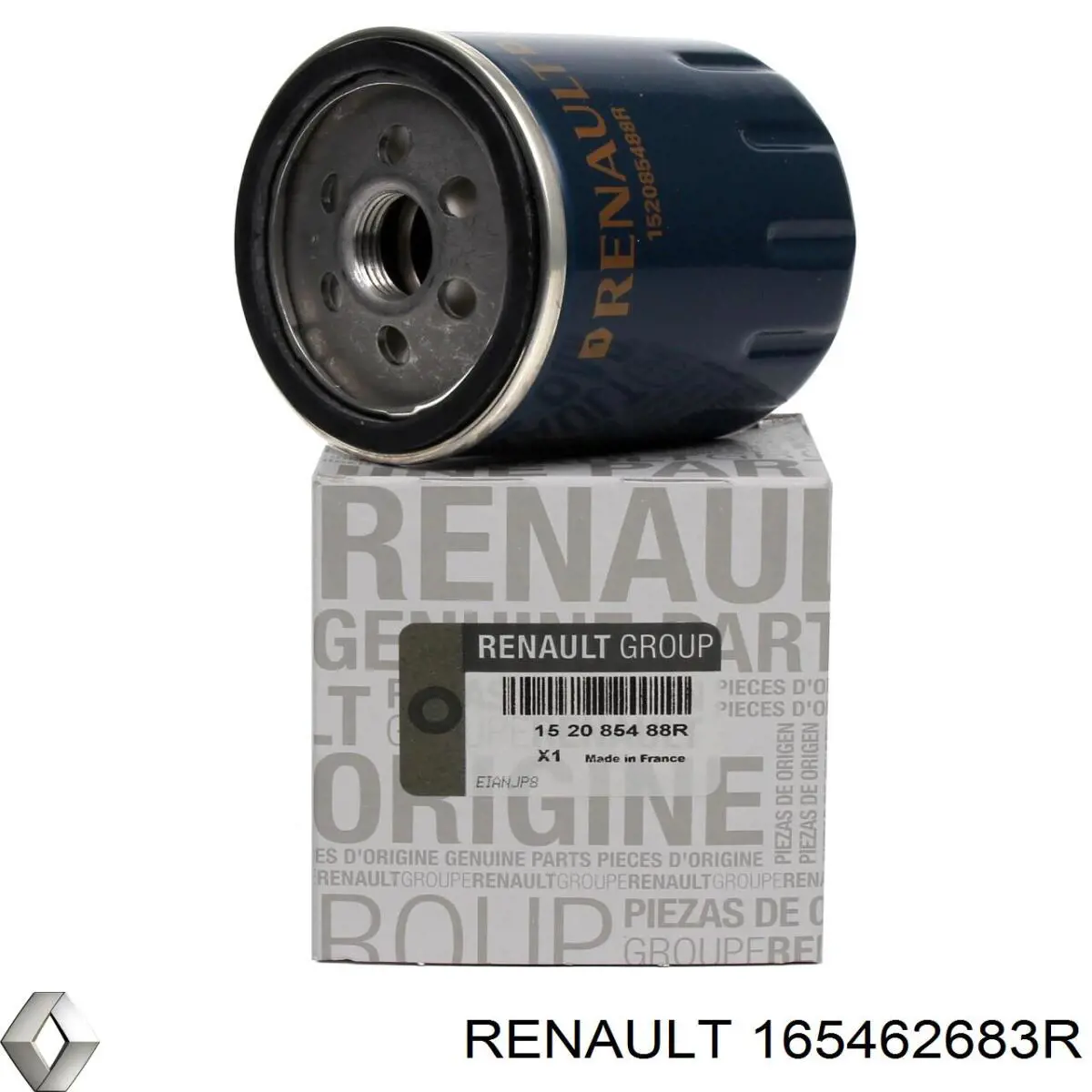 Filtr powietrza 165462683R Renault (RVI)