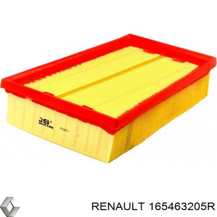 Do koszyka 165463205R Renault (RVI) Filtr powietrza