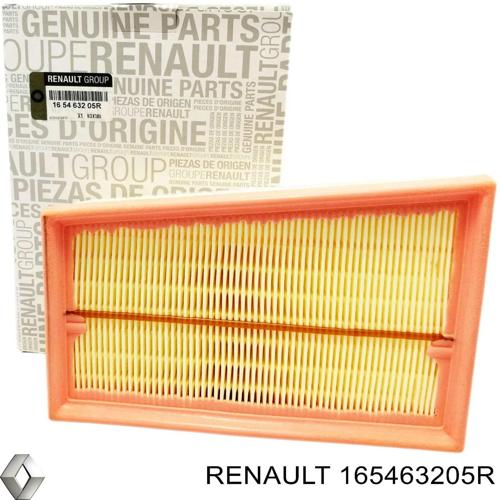 Filtr powietrza Renault (RVI) 165463205R cena, od 7,71 USD