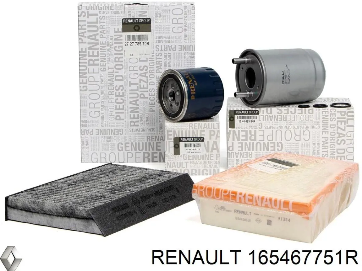 Do koszyka 165467751R Renault (RVI) Filtr powietrza