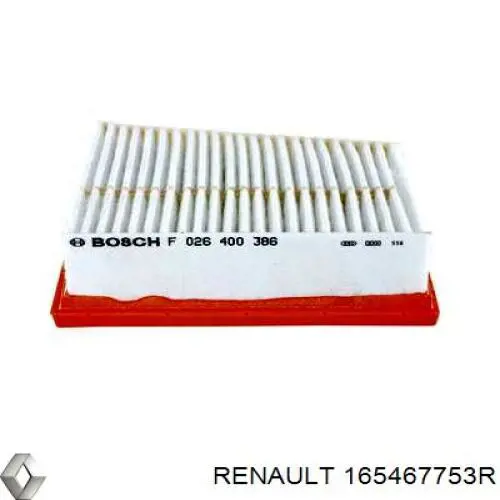 Filtr powietrza Renault (RVI) 165467753R cena, od 13,98 USD