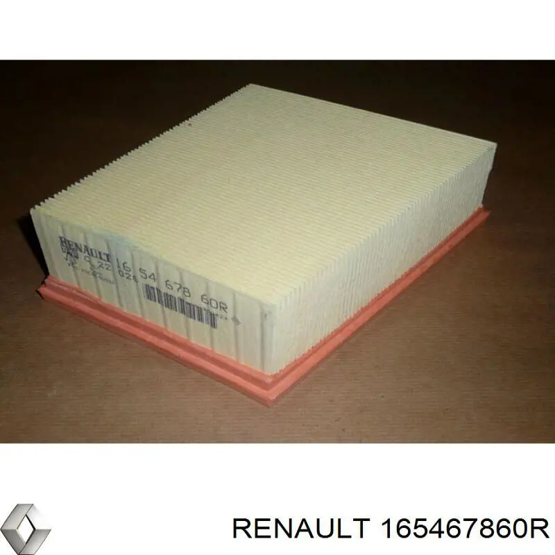 Do koszyka 165467860R Renault (RVI) Filtr powietrza