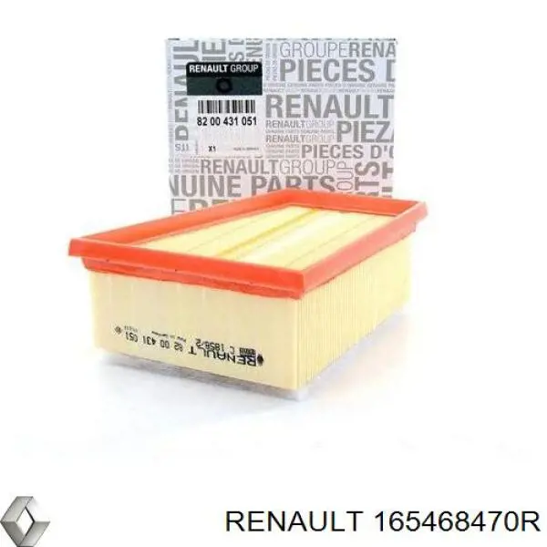 Do koszyka 165468470R Renault (RVI) Filtr powietrza
