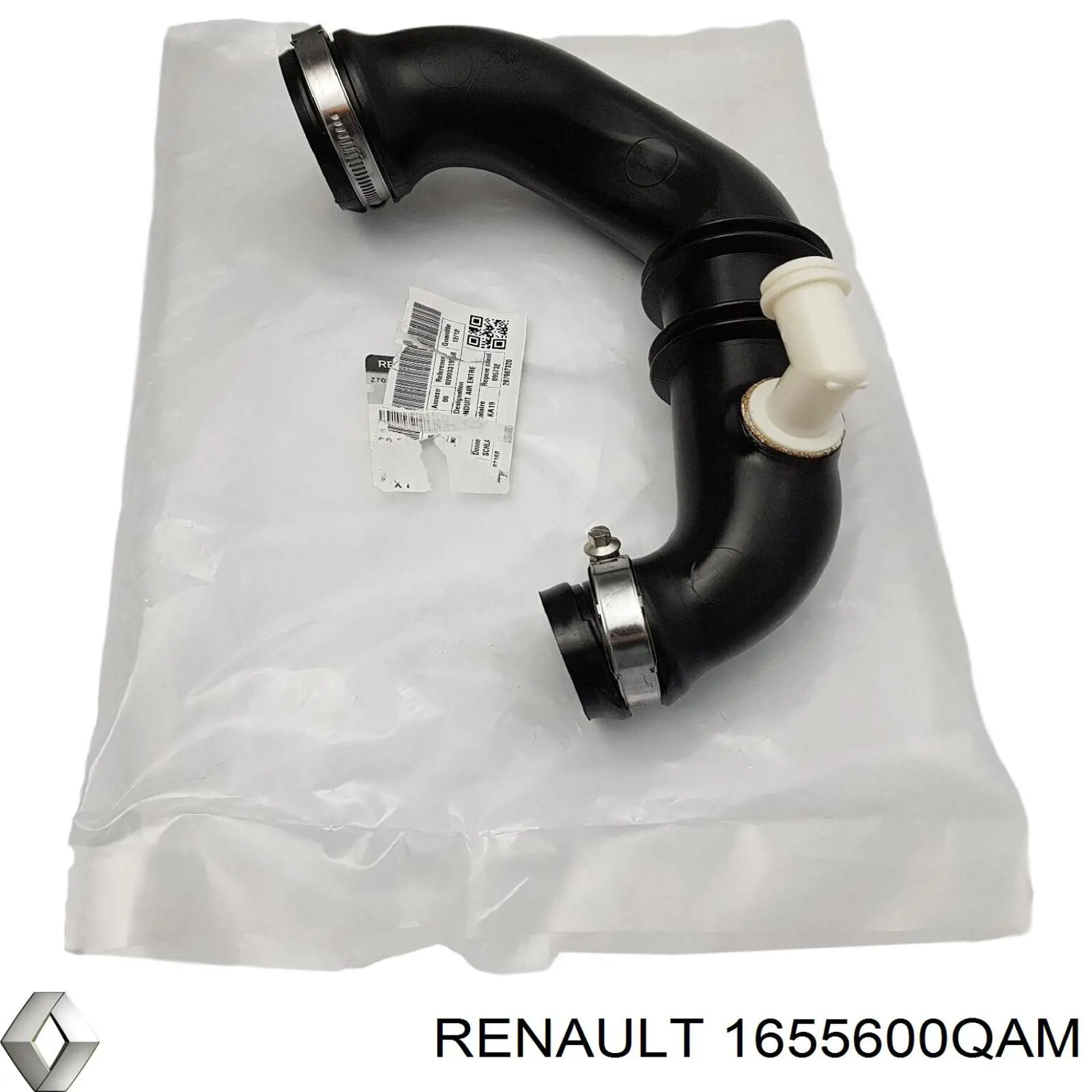 Króciec powietrza, wlot do turbiny (doładowanie) Renault (RVI) 1655600QAM cena, od 29,15 USD