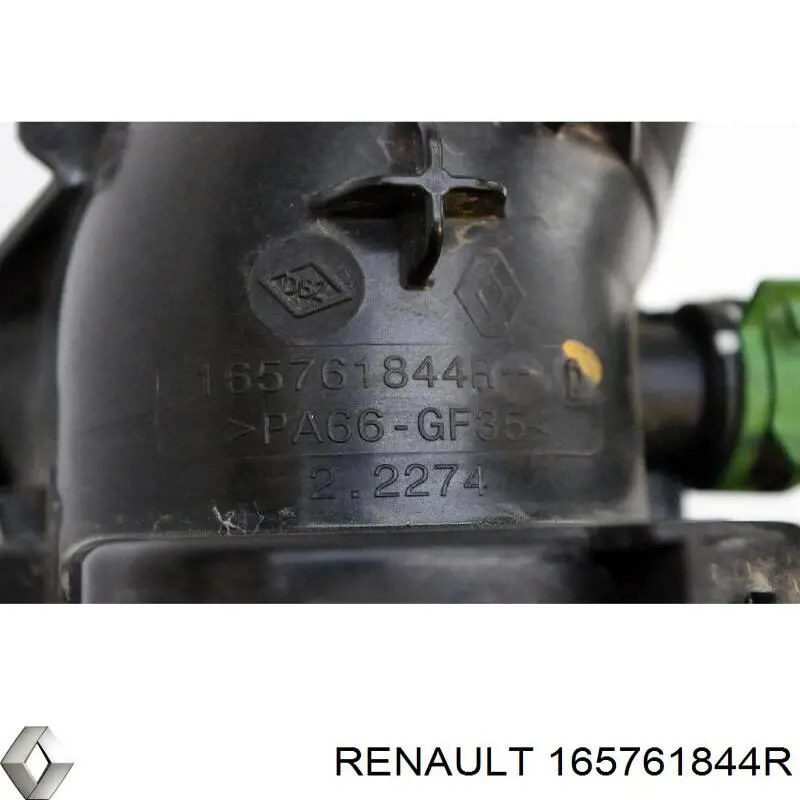 165761844R Renault (RVI) Króciec powietrza, wlot do turbiny (doładowanie)