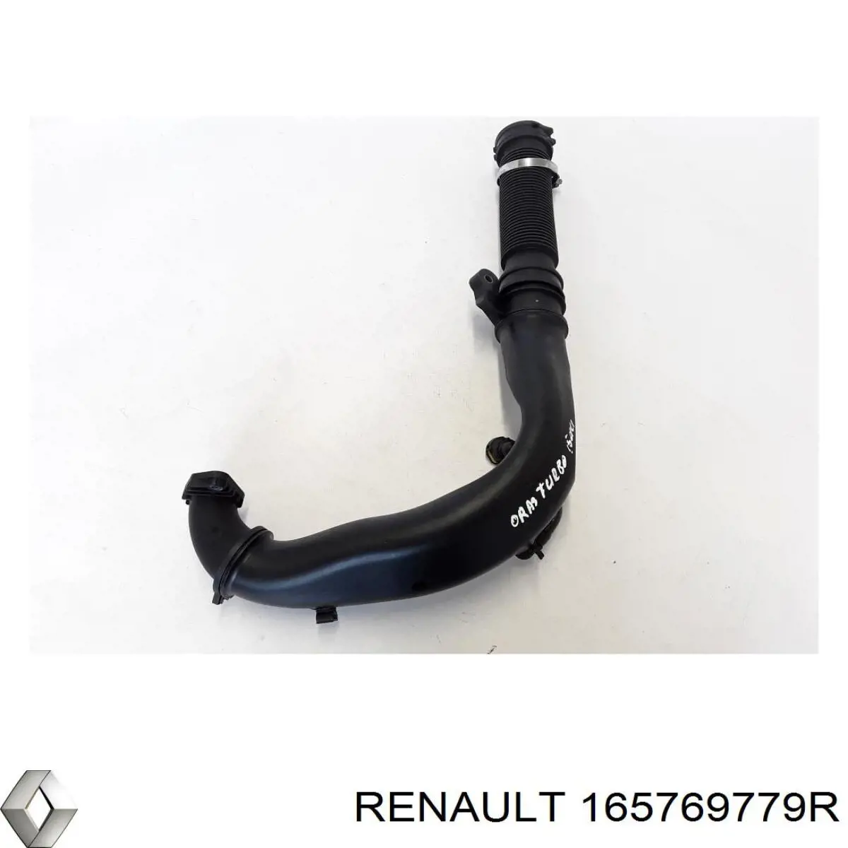Przewód (króciec) intercoolera 165769779R Renault (RVI)