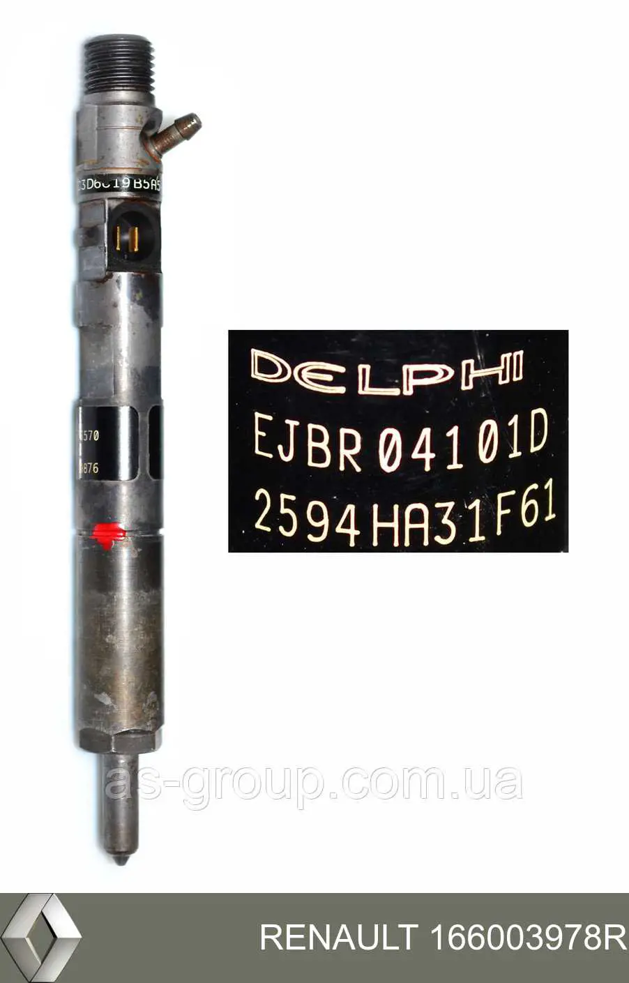 Do koszyka 166002119R Renault (RVI) Wtryskiwacz paliwa