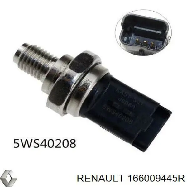 166009445R Renault (RVI) wtryskiwacz paliwa
