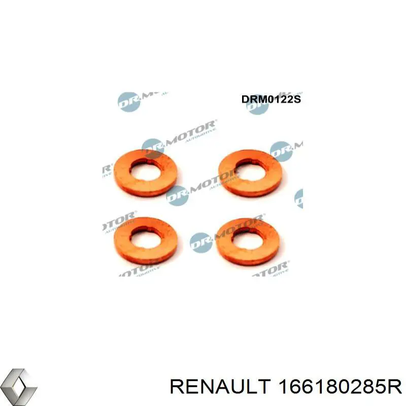 Do koszyka 166180285R Renault (RVI) Pierścień uszczelniający wtryskiwacza