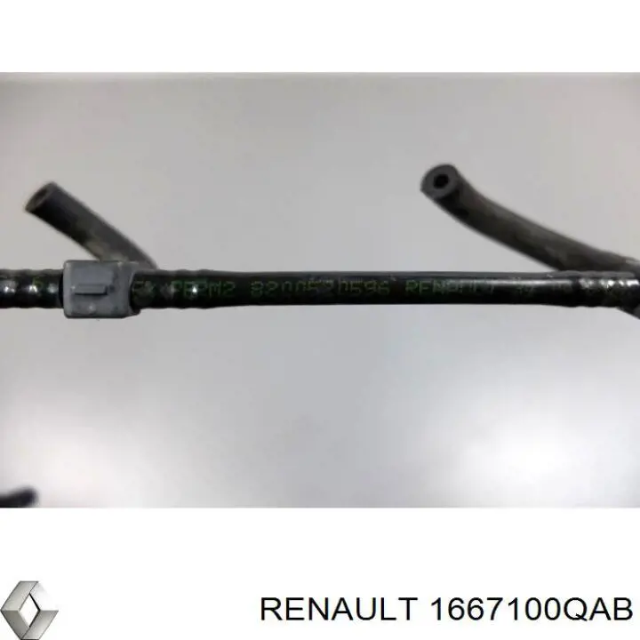 Do koszyka 1667100QAB Renault (RVI) Rurka paliwa, zwrotna od wtryskiwaczy