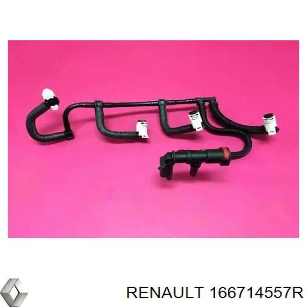Rurka paliwa, zwrotna od wtryskiwaczy Renault (RVI) 166714557R cena, od 63,48 USD