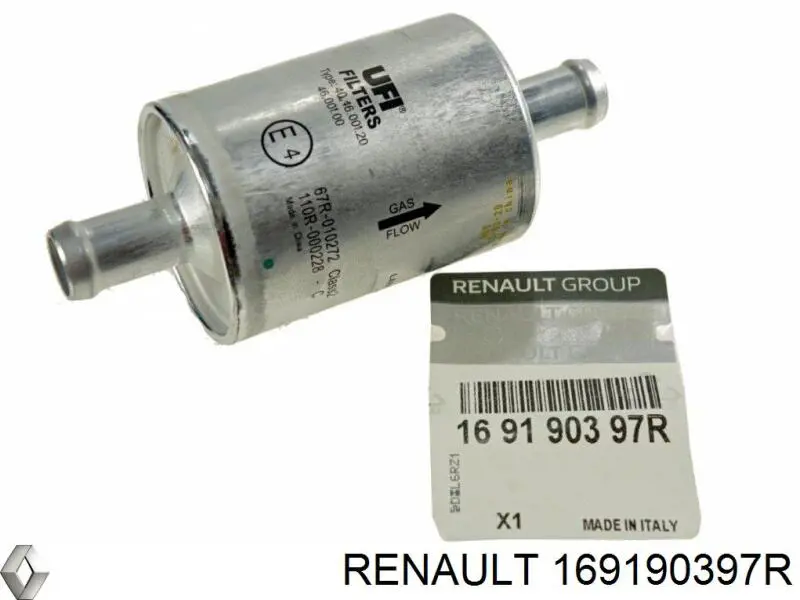 169190397R Renault (RVI) Filtr paliwa