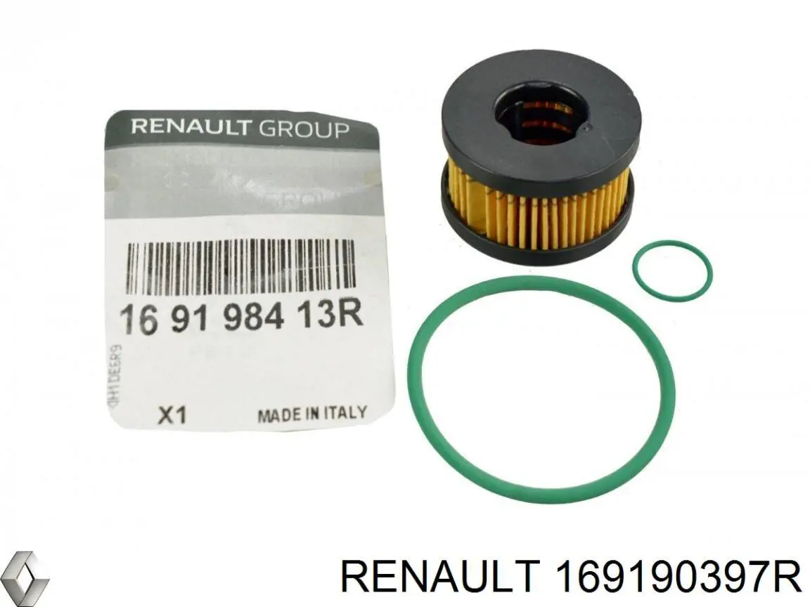 Filtr paliwa Renault (RVI) 169190397R cena, od 9,87 USD