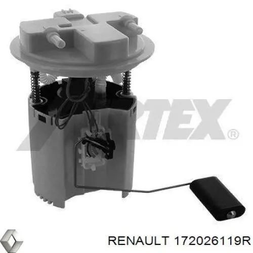 172026119R Renault (RVI) Moduł pompy paliwowej z czujnikiem poziomu paliwa