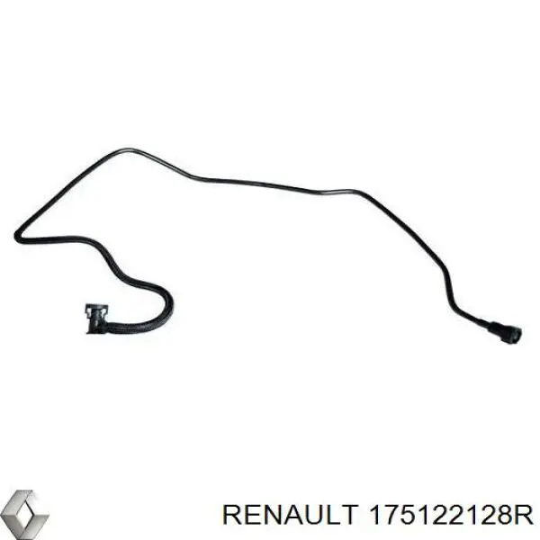 175122128R Renault (RVI) Rura powrotna paliwa z filtra do zbiornika