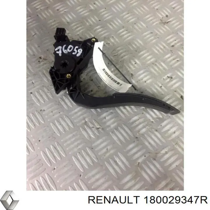 Do koszyka 180029347R Renault (RVI) Pedał przyspieszenia (gazu)