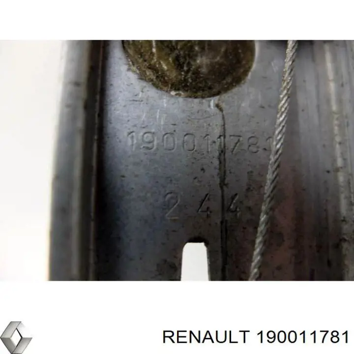 Do koszyka 190011781 Renault (RVI) Mechanizm podnoszenia szyby drzwi tylnych prawych