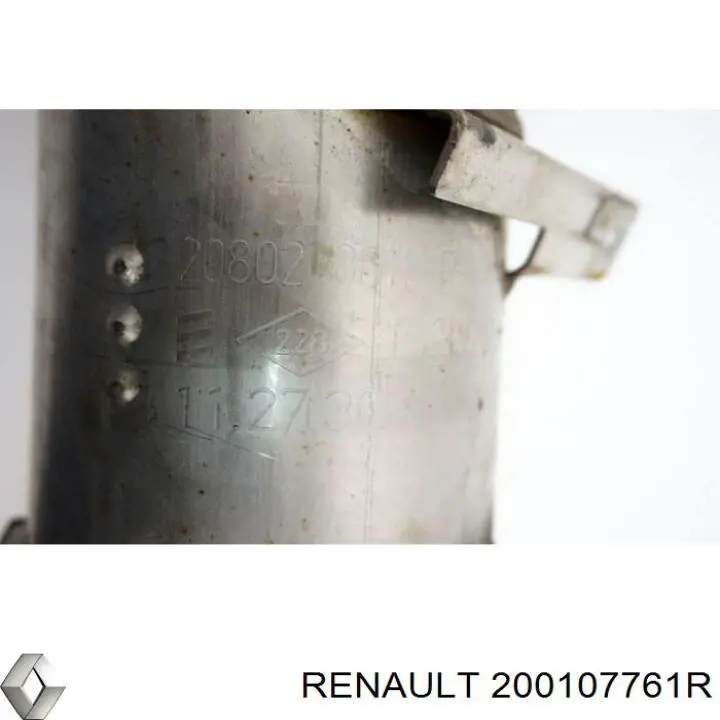 Filtr cząstek stałych układu wydechowego Renault Clio III