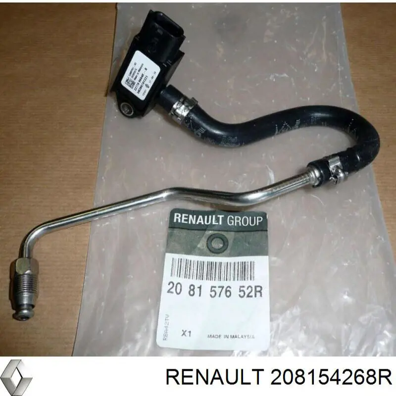 Do koszyka 208154268R Renault (RVI) Czujnik ciśnienia spalin