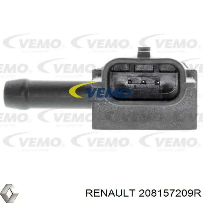 Do koszyka 208157209R Renault (RVI) Czujnik ciśnienia spalin