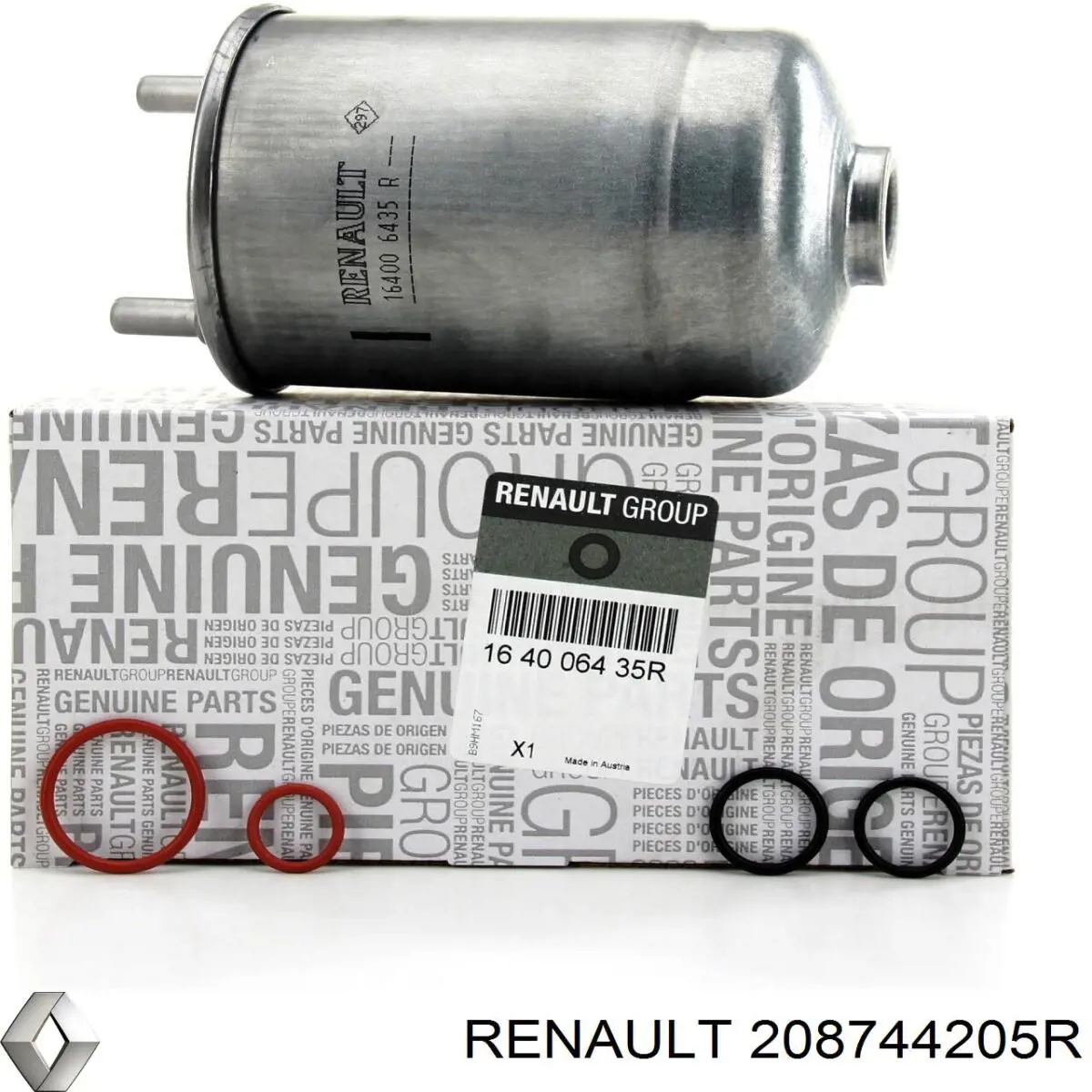 Do koszyka 208744205R Renault (RVI) Rurka czujnika ciśnienia spalin