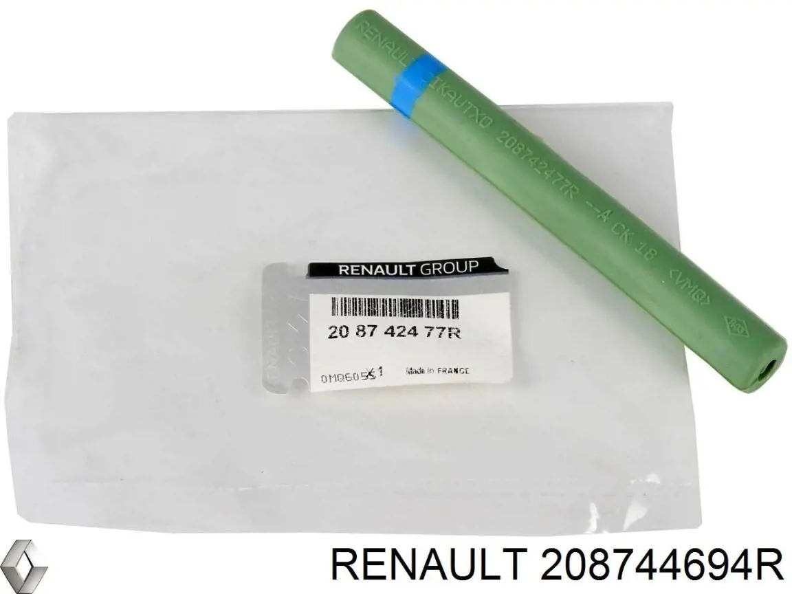Do koszyka 208744694R Renault (RVI) Rurka czujnika ciśnienia spalin