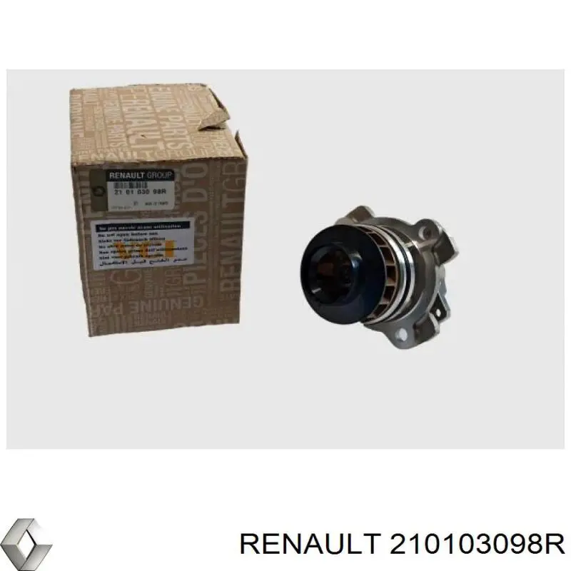 Pompa chłodząca wodna Renault (RVI) 210103098R cena, od 73,30 USD