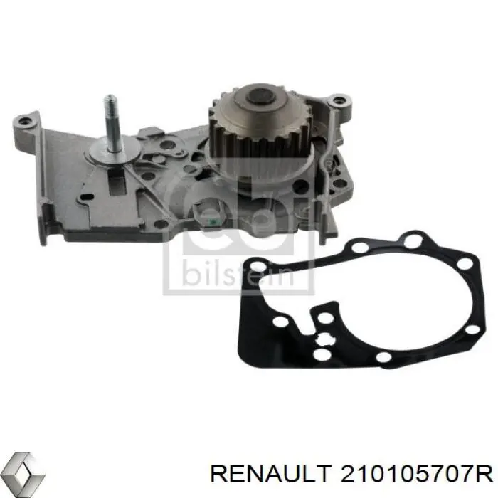 Do koszyka 210105707R Renault (RVI) Pompa chłodząca wodna