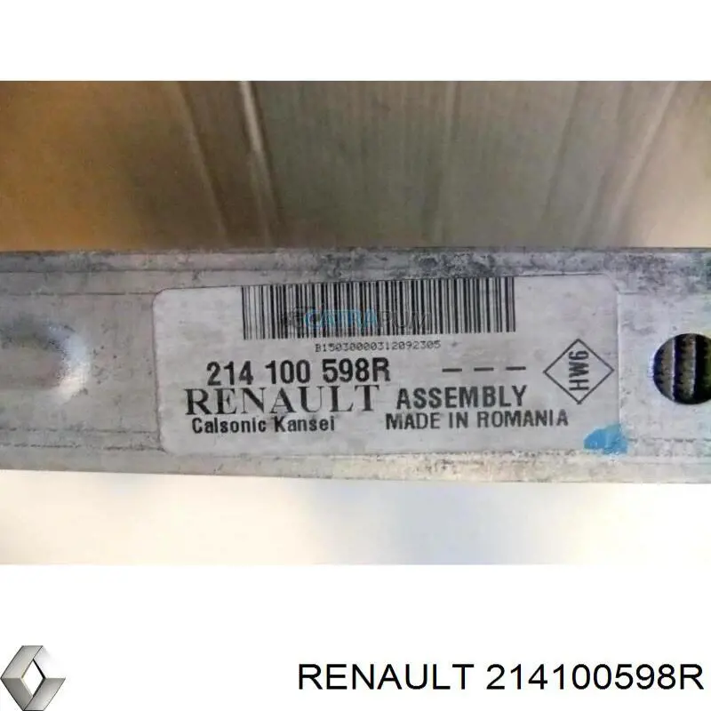 Chłodnica silnika Renault (RVI) 214100598R cena, od 78,54 USD