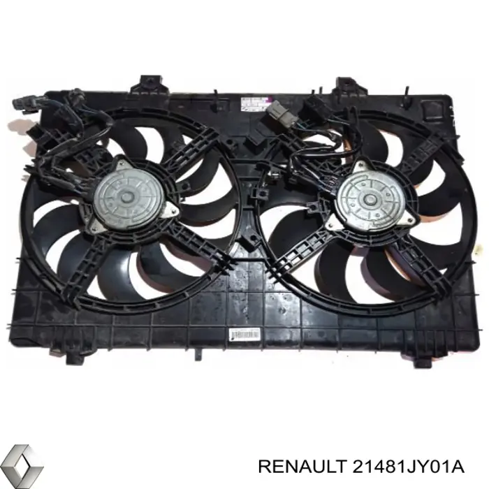 Wentylator elektryczny układu chłodzenia kompletny (silnik+wirnik) do Renault Koleos  HY0