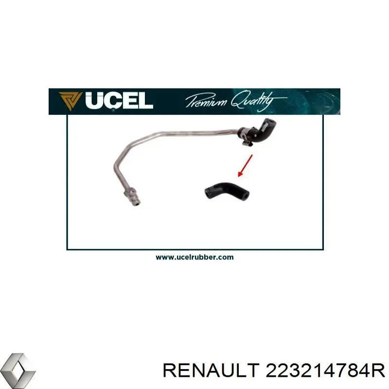 223214784R Renault (RVI) Rurka czujnika ciśnienia spalin