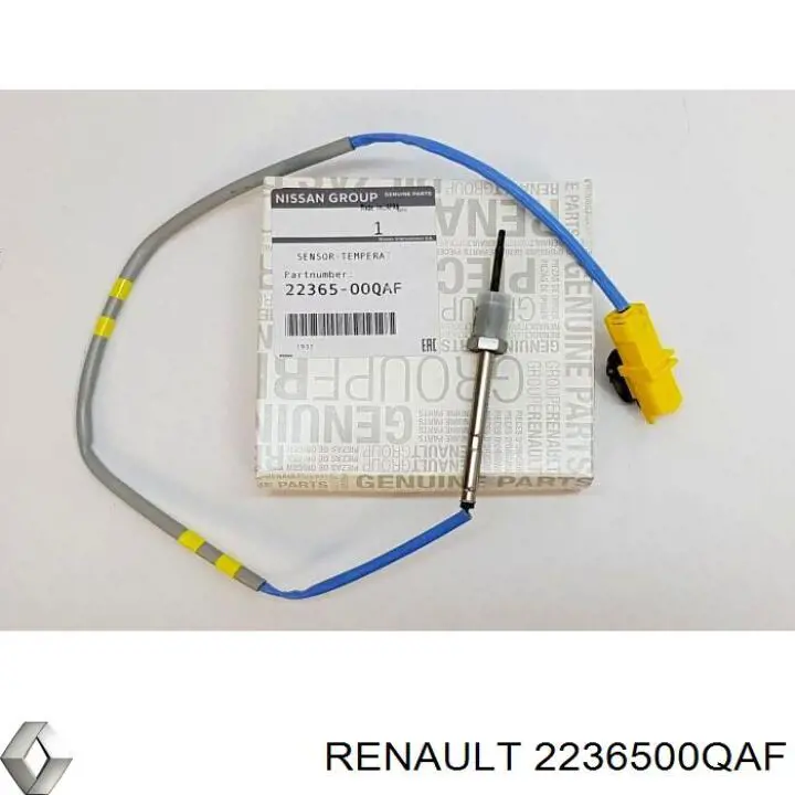 2236500QAF Renault (RVI) Czujnik temperatury spalin, przed turbiną