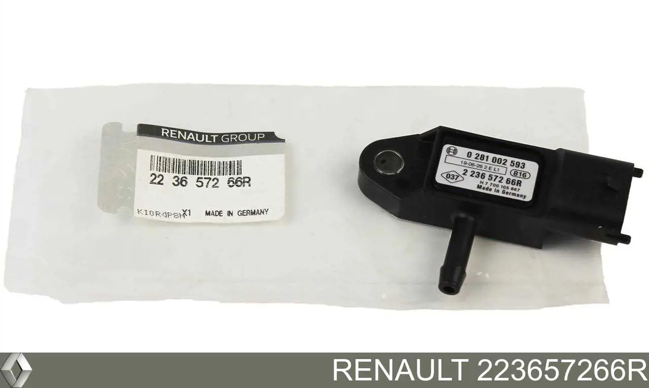 223657266R Renault (RVI) Czujnik ciśnienia doładowania (powietrza w turbinę)