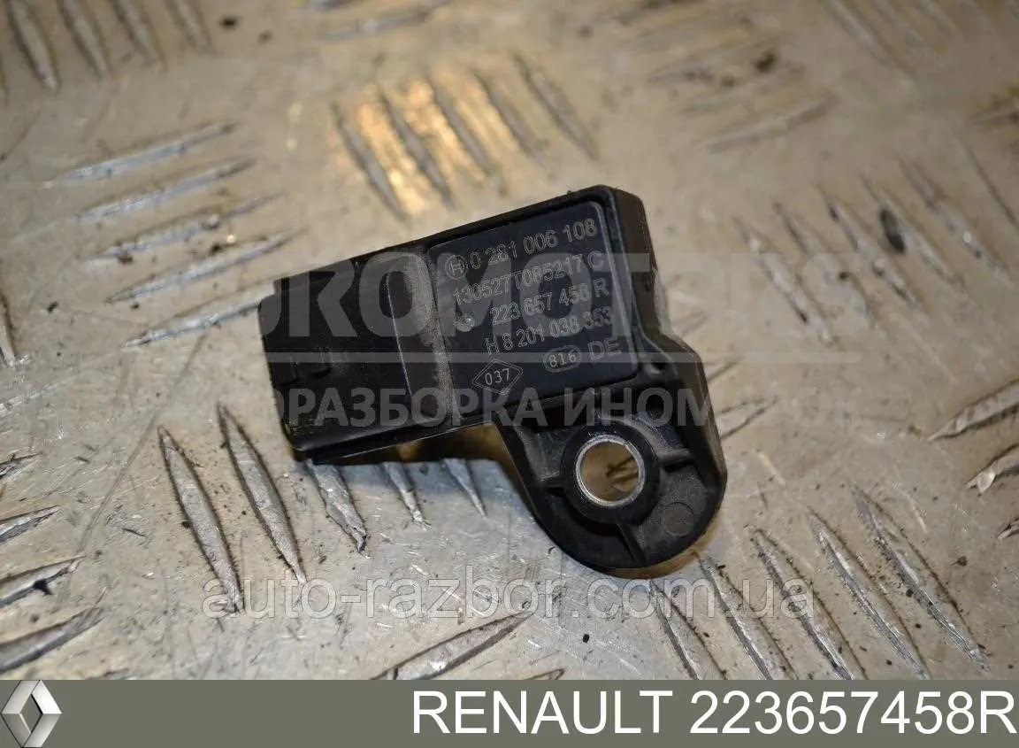 Do koszyka 223657458R Renault (RVI) Czujnik ciśnienia doładowania (powietrza w turbinę)