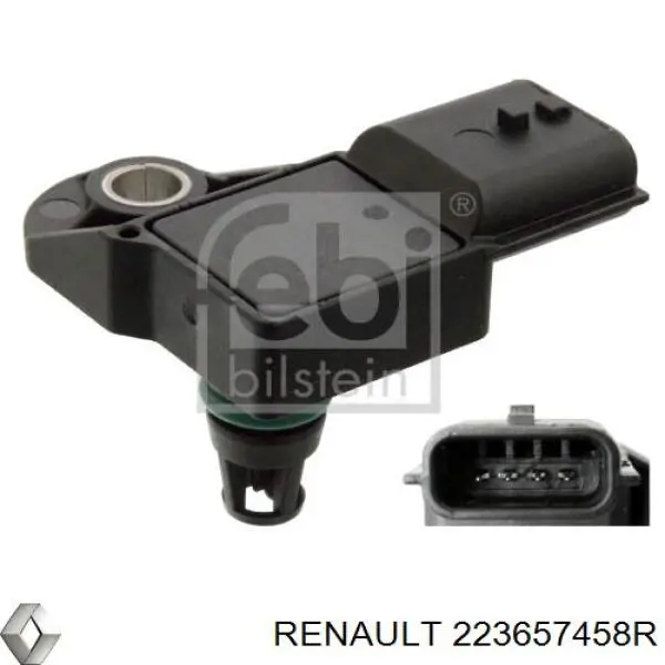 Do koszyka 223657458R Renault (RVI) Czujnik ciśnienia doładowania (powietrza w turbinę)