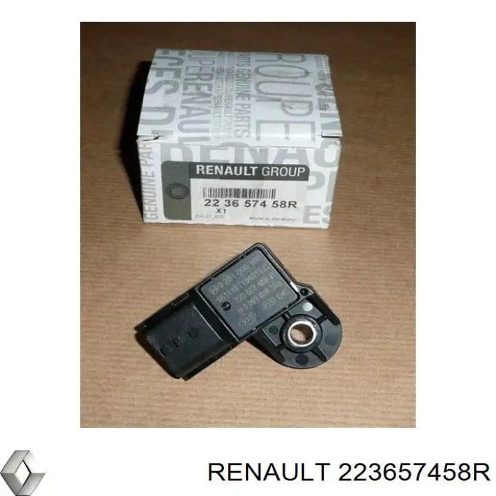 Czujnik ciśnienia doładowania (powietrza w turbinę) Renault (RVI) 223657458R