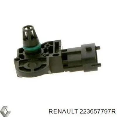 Do koszyka 223657797R Renault (RVI) Czujnik ciśnienia w kolektorze ssącym, MAP