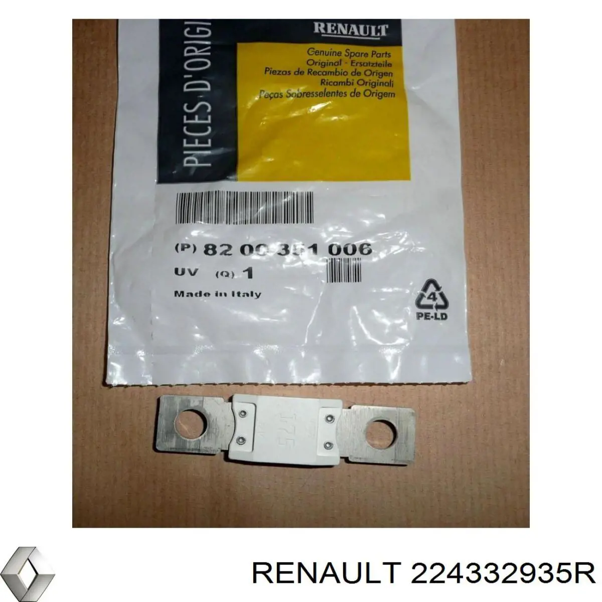 Cewka zapłonowa 224332935R Renault (RVI)